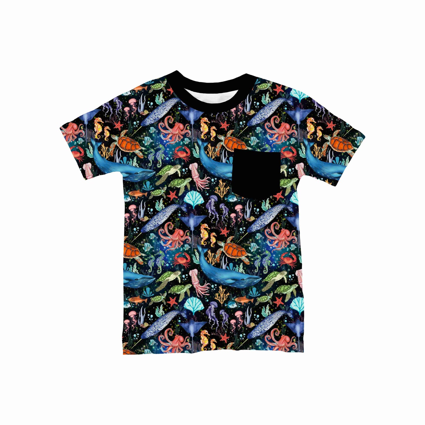 Deep Blue Darlings Pocket T-Shirt *RTS*