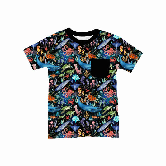 Deep Blue Darlings Pocket T-Shirt *RTS*