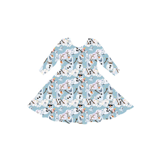 Snow Much Fun Youth Twirl Dress *RTS*