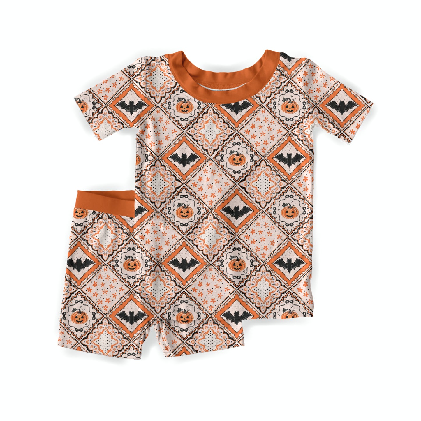 Pumpkin Patchwork Youth Short Set **PreOrder**