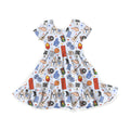 Ravens Run Deep Youth Twirl Dress *RTS*