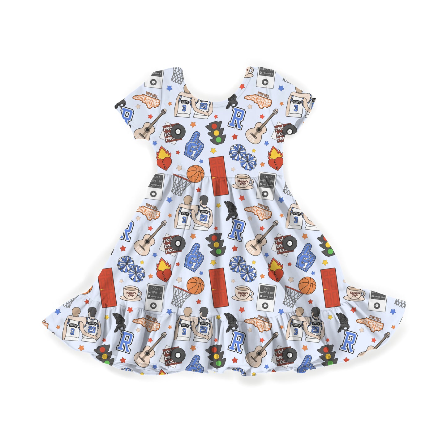 Ravens Run Deep Youth Twirl Dress *RTS*