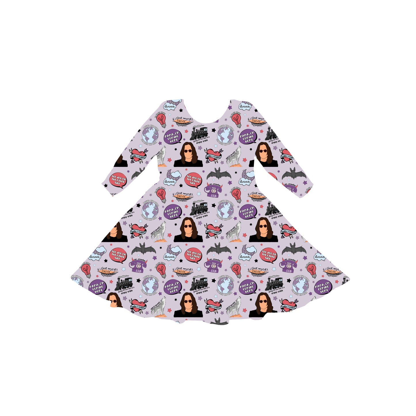 Prince Of Vibes Youth Twirl Dress *RTS*