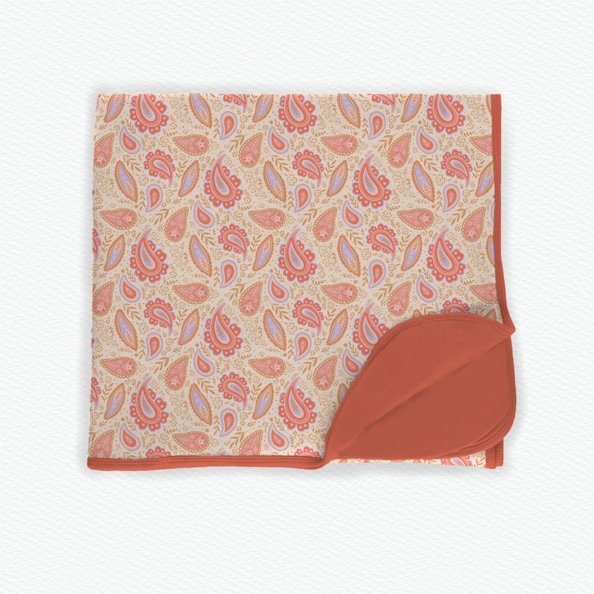Paisley Pastels  Bamboo Blanket **PreOrder**