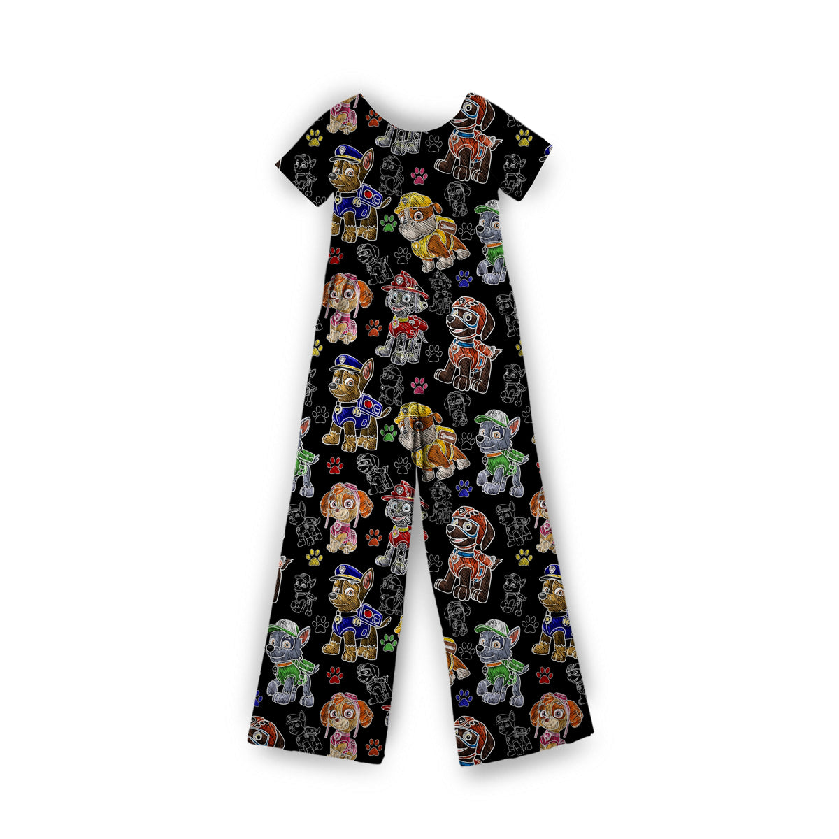 Chalk It Up With The Pups Jumpsuit **PreOrder**