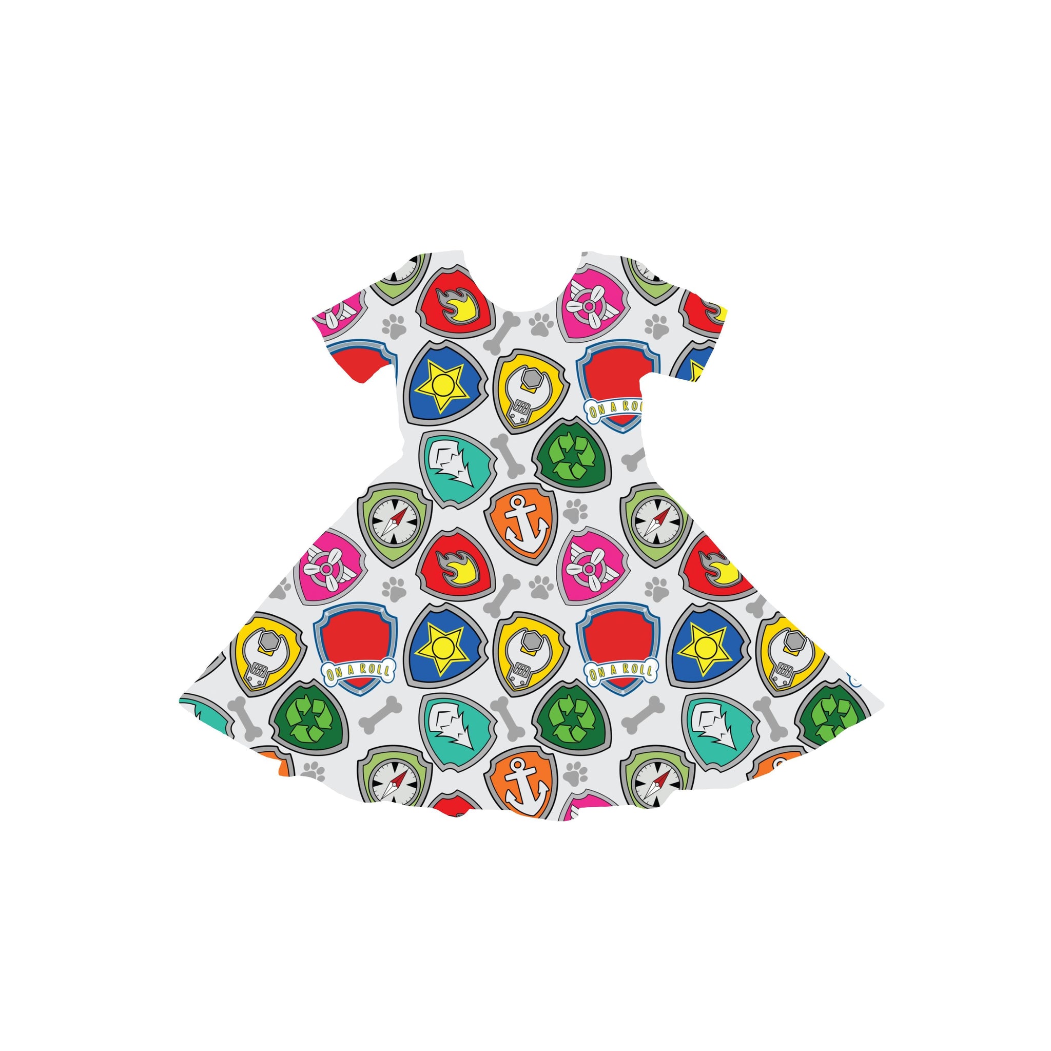 On A Roll Youth Twirl Dress *RTS*