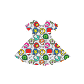On A Roll Youth Twirl Dress *RTS*