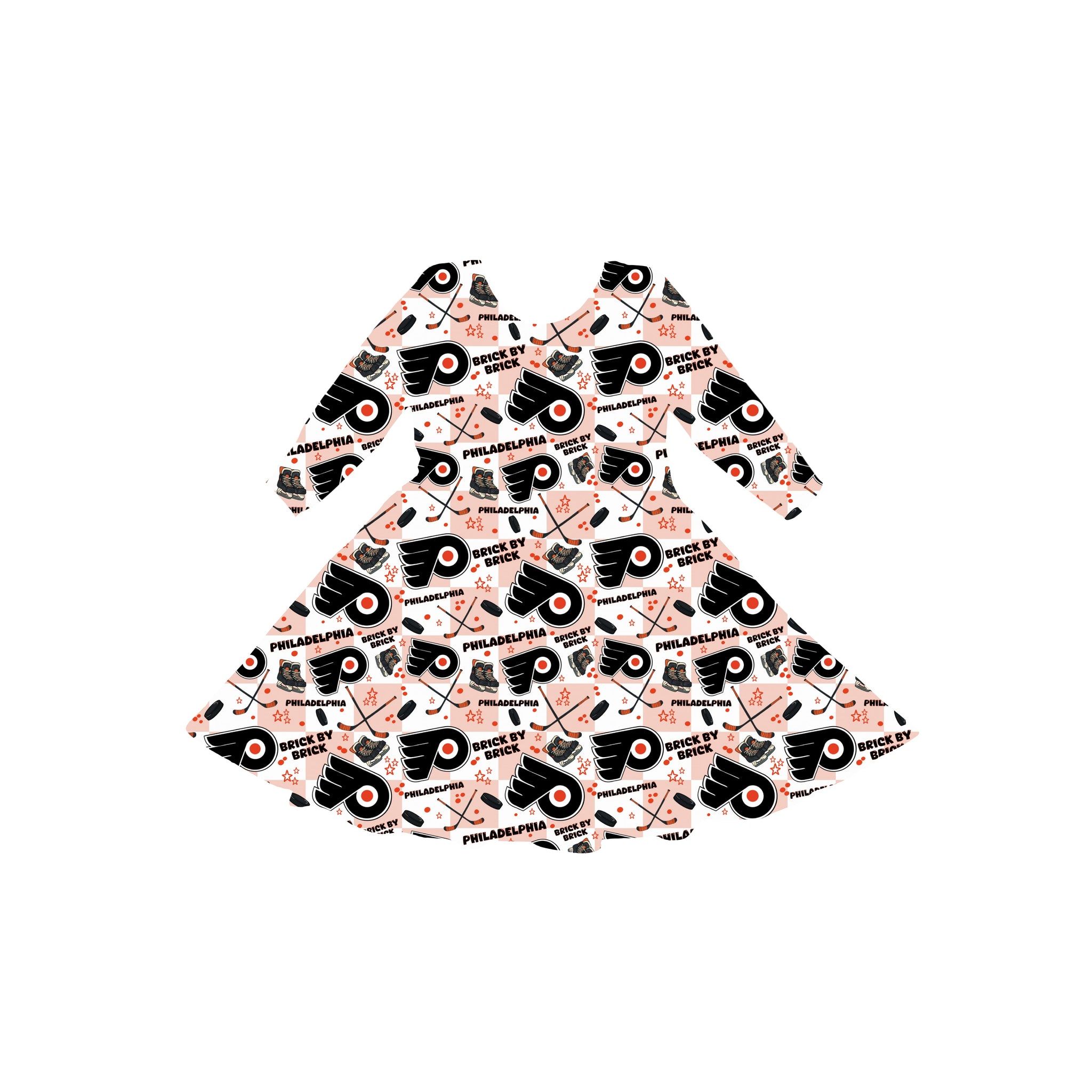 Philadelphia Hockey Youth Twirl Dress **PreOrder**