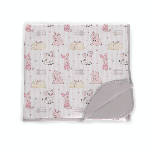Piggy Pals Bamboo Blanket **PreOrder**