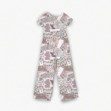 Only Way Is Up Pink Jumpsuit **PreOrder**
