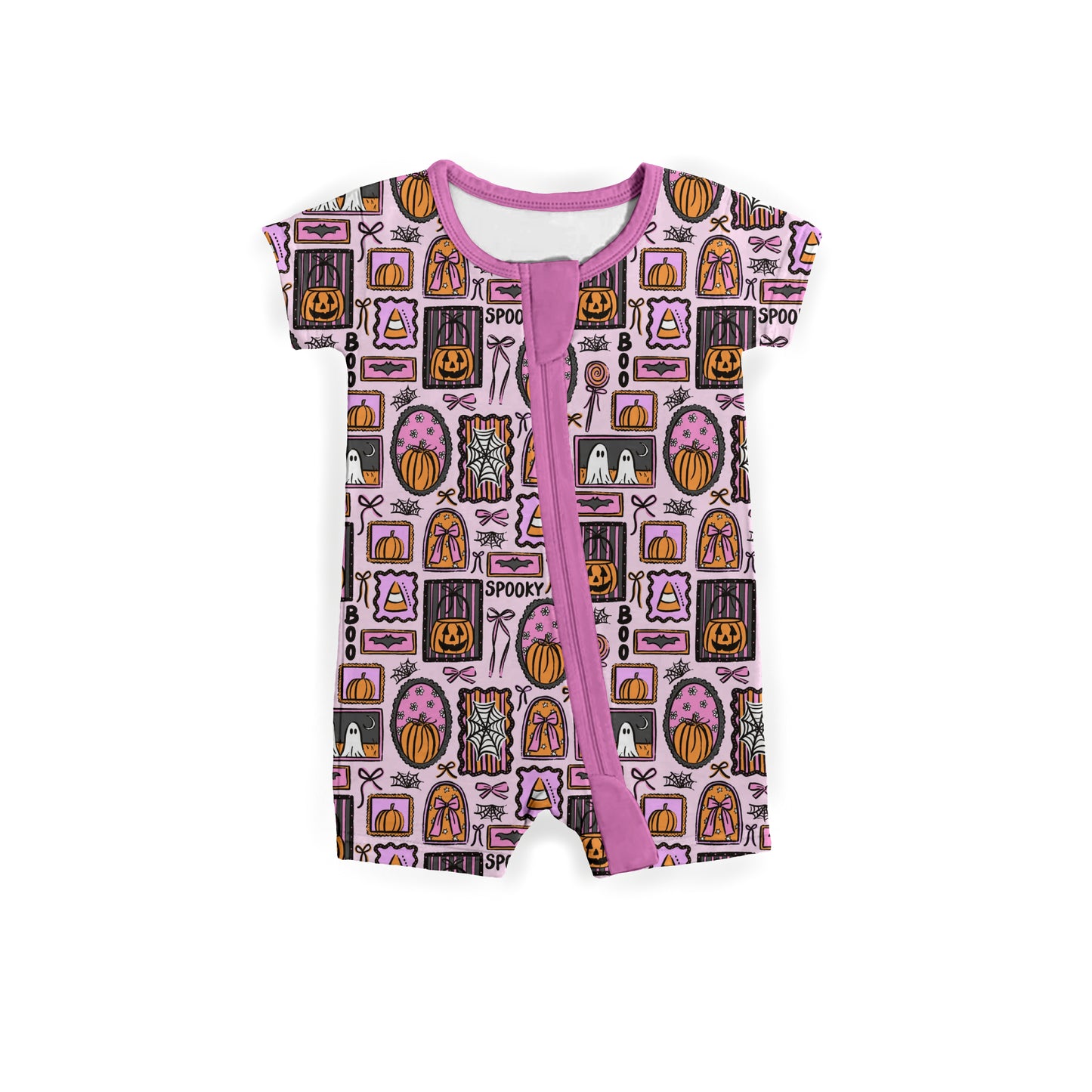 Sweet Spooky Frames Zipper Shortie **PreOrder**