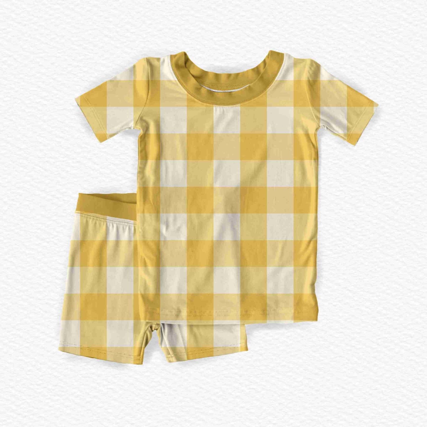 Little Sunshine Squares Youth Short Set *RTS*