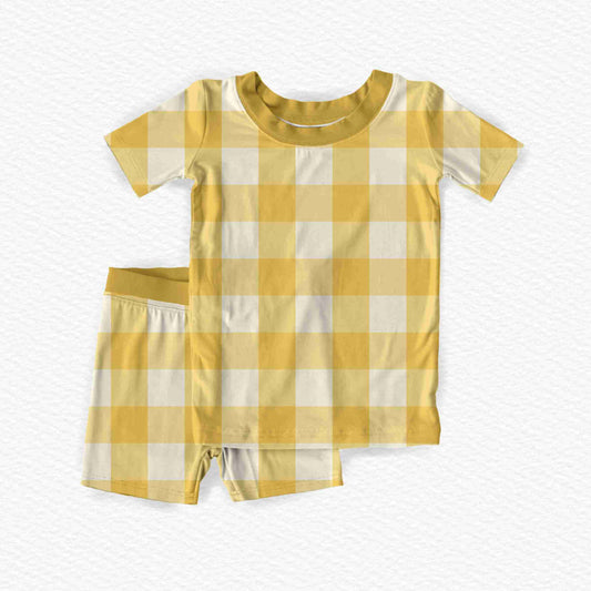 Little Sunshine Squares Youth Short Set *RTS*