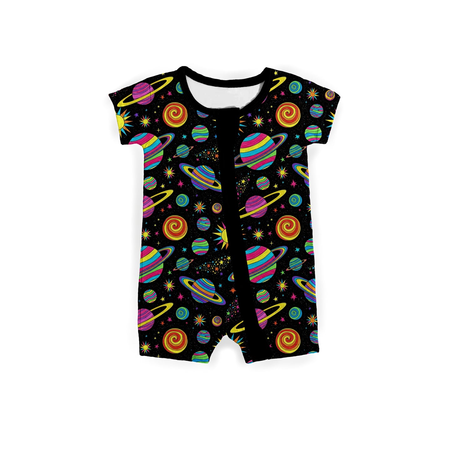 Neon Galaxy Zipper Shortie *RTS*