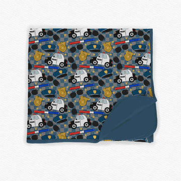 Blue Line Brave Bamboo Blanket **PreOrder**