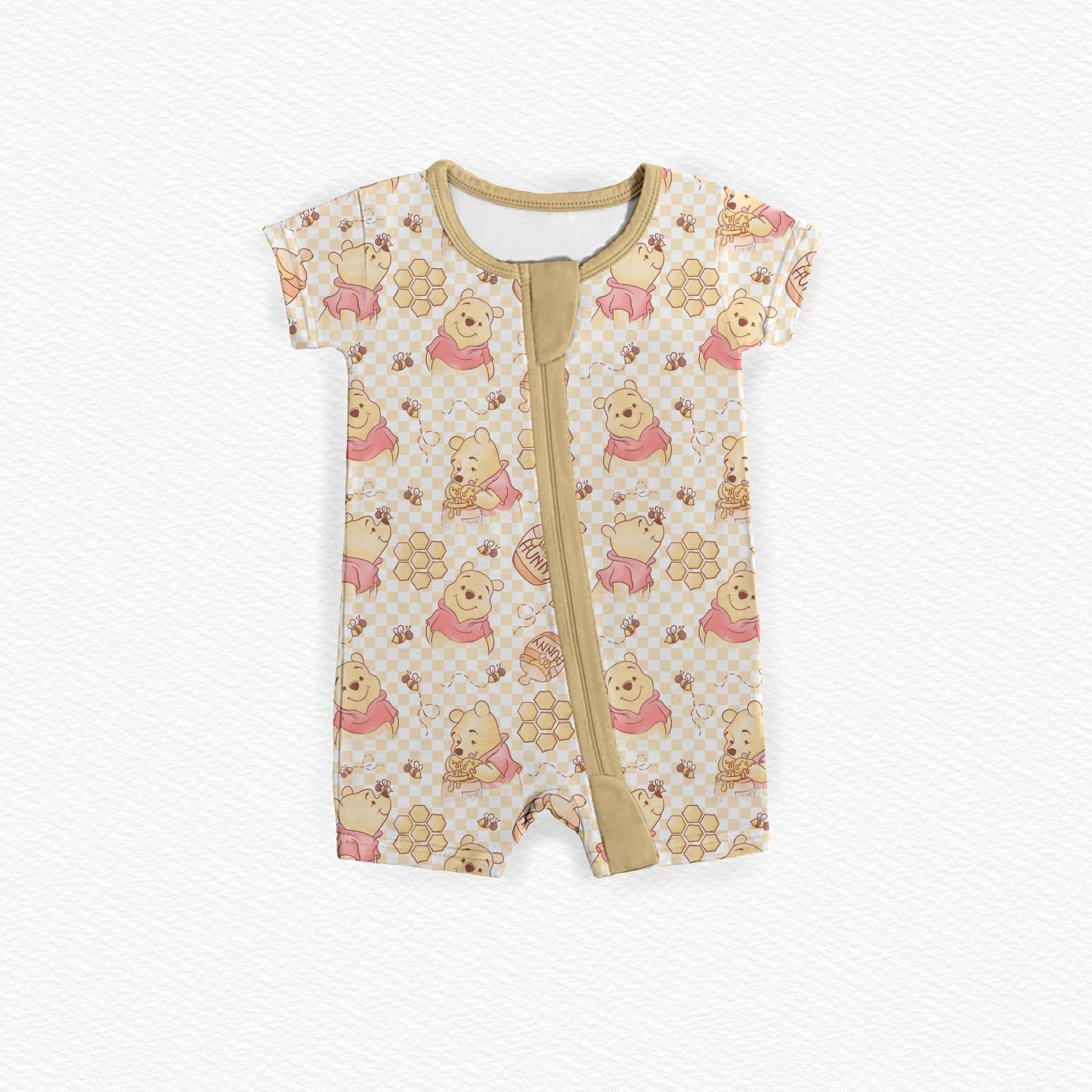 Hunny Bear Zipper Shortie **PreOrder**