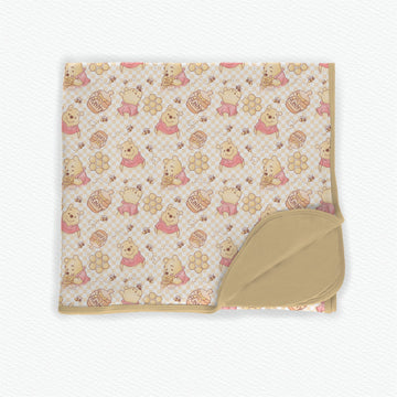 Hunny Bear Bamboo Blanket *RTS*