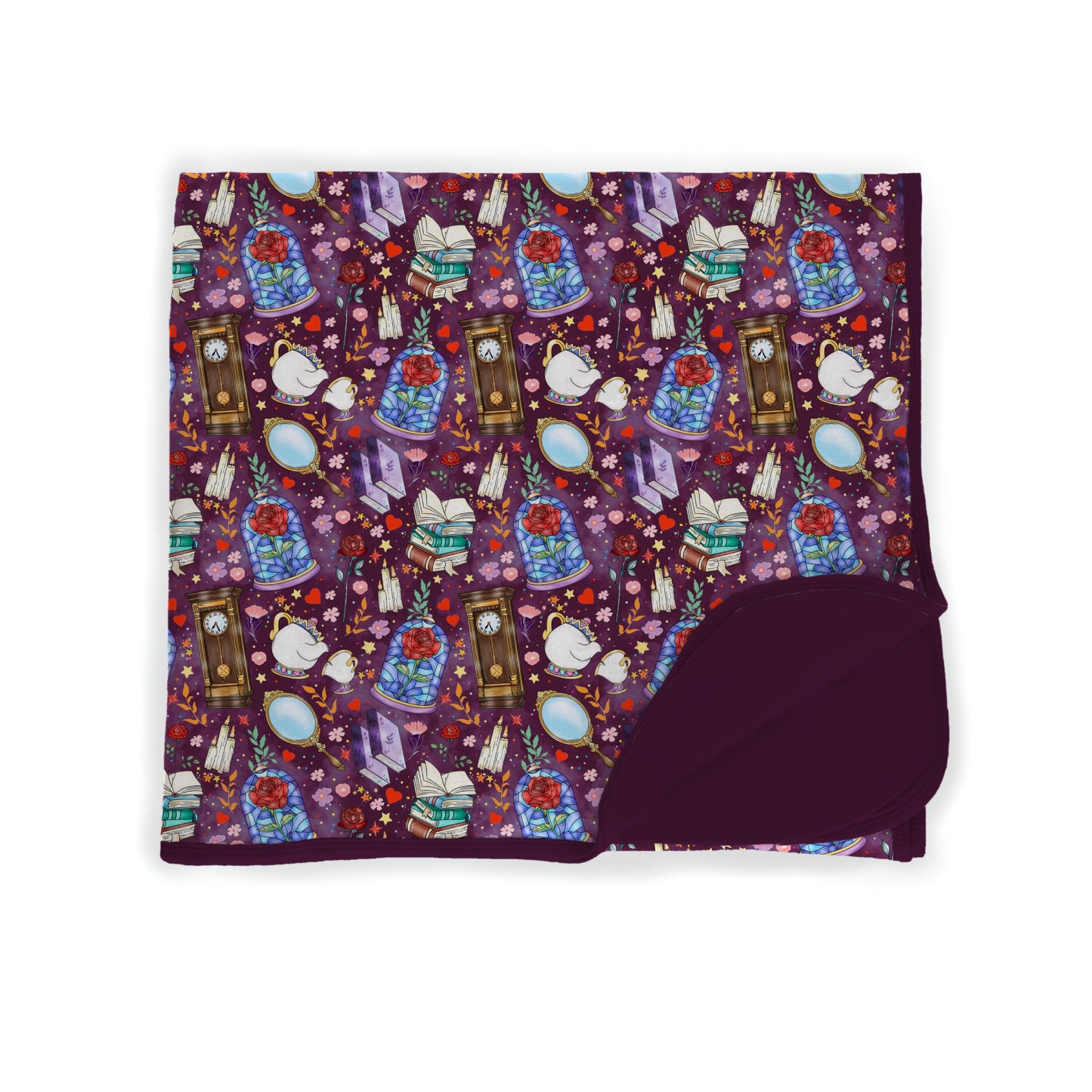 Enchanted Rose Library Bamboo Blanket *RTS*