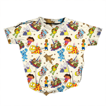 Cartoon Crew Medically Adaptable Romper *RTS*