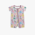 Princess Patchwork Medically Adaptable Zipper Shortie *RTS*