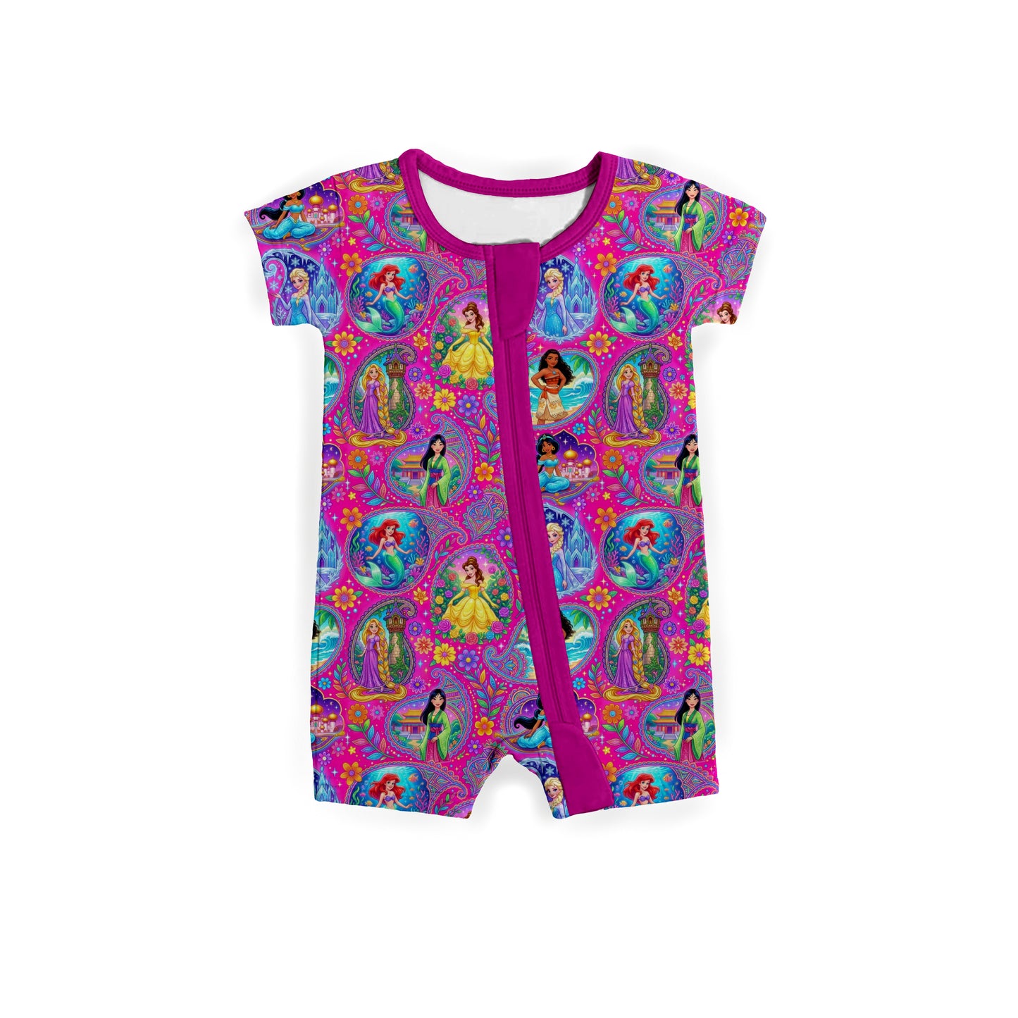 Paisley Princesses Zipper Shortie **PreOrder**