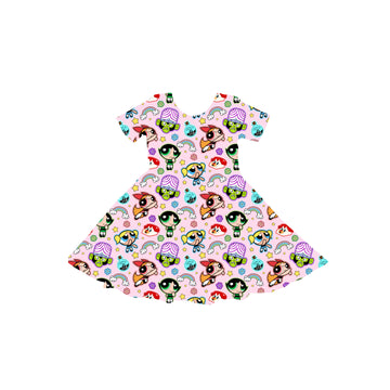 Girl Power Youth Twirl Dress *RTS*
