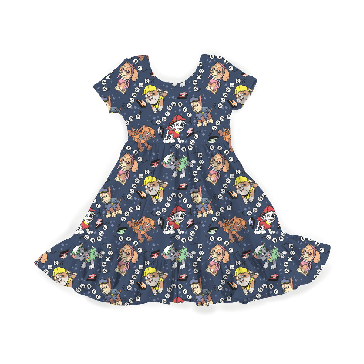 Pawsome Pups Youth Twirl Dress **PreOrder**