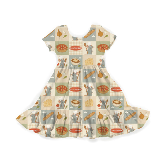 Chefs Kiss Youth Twirl Dress **PreOrder**