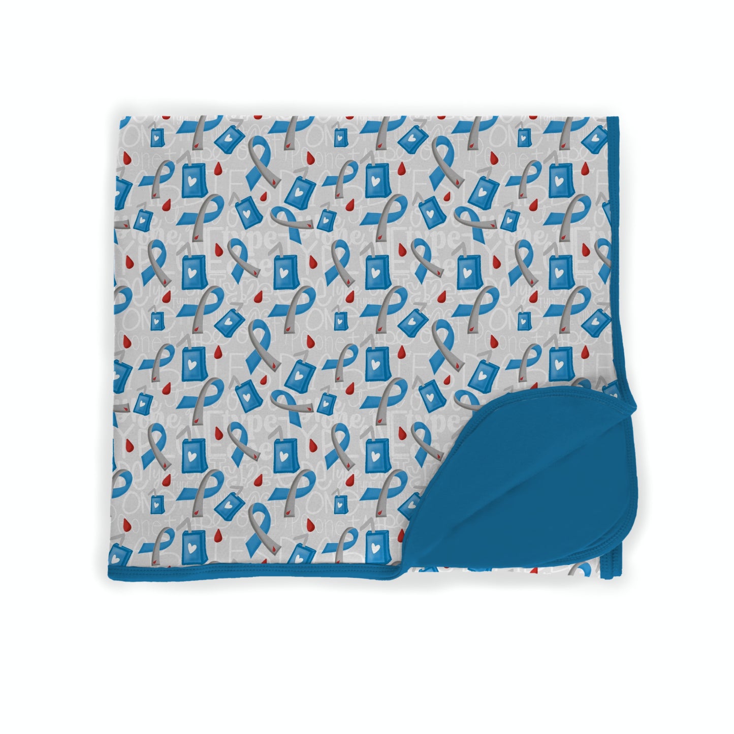Type 1 Diabetes Awareness Bamboo Blanket *RTS*