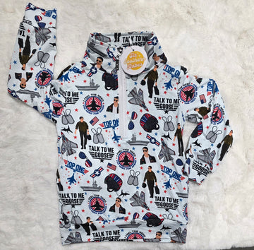 Talk to me Goose Quarter Zip-Up *RTS*