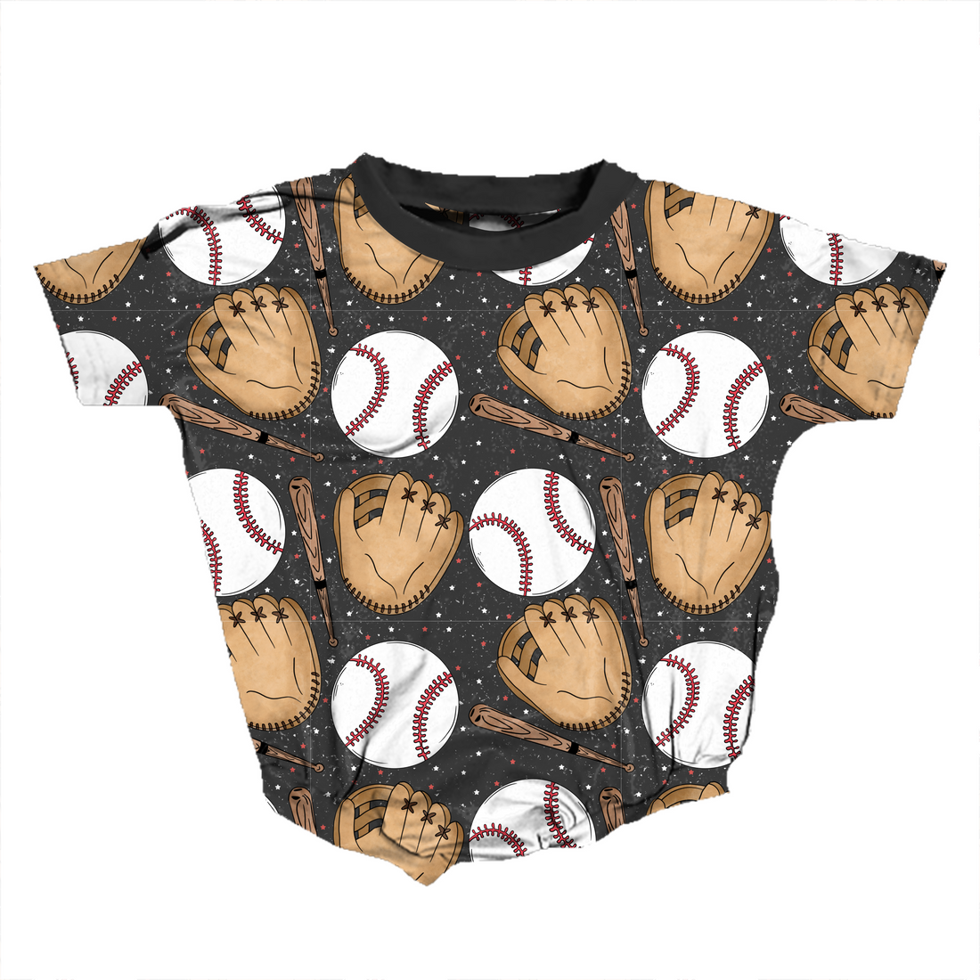 Play Ball!Medically Adaptable Romper *RTS*