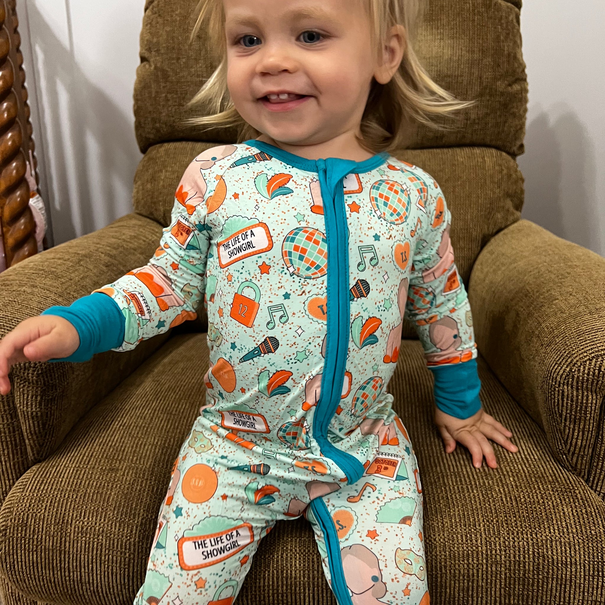 Showgirl Zipper Sleeper *RTS*