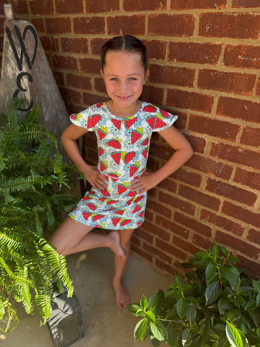 Summer Slice Activewear Dress *RTS*