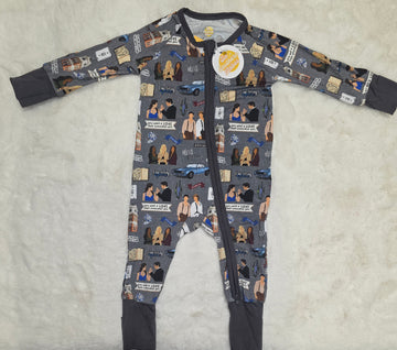 Always and Forever Zipper Sleeper *RTS*