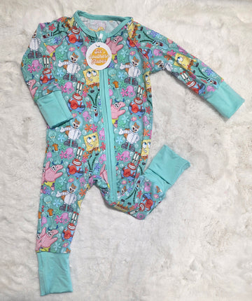 Bikini Bottom Medically Adaptable Zipper Sleeper *RTS*