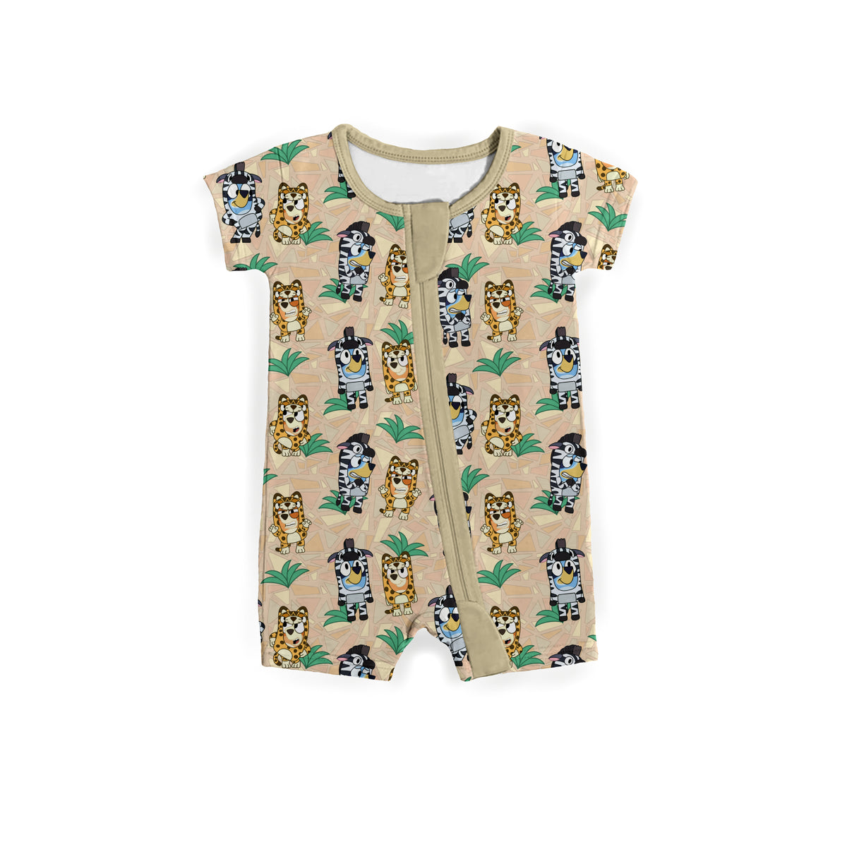 Safari Pups Zipper Shortie **PreOrder**