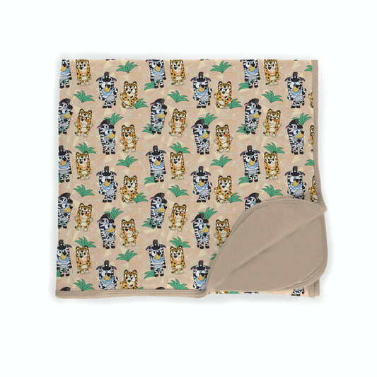 Safari Pups Bamboo Blanket **PreOrder**