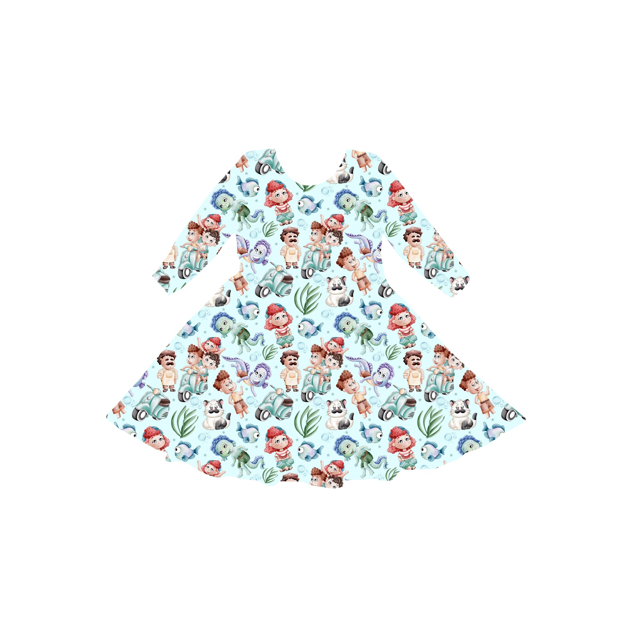 Under The Tuscan Sun Youth Twirl Dress **PreOrder**