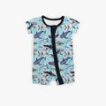 Sharks of the Blue Zipper Shortie *RTS*