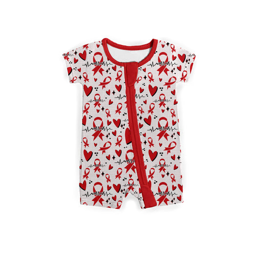 Heart Warrior Medically Adaptable Zipper Shortie *RTS*