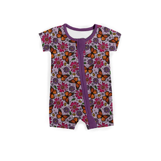 Blooming Butterfly Bliss Zipper Shortie *RTS*