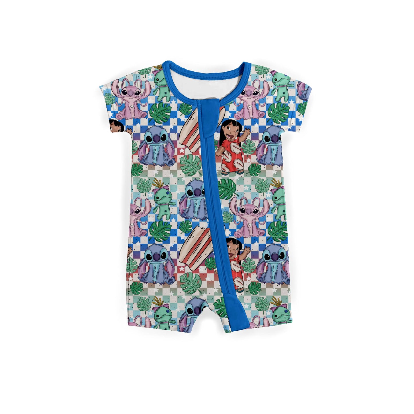 Island Besties Medically Adaptable Zipper Shortie *RTS*