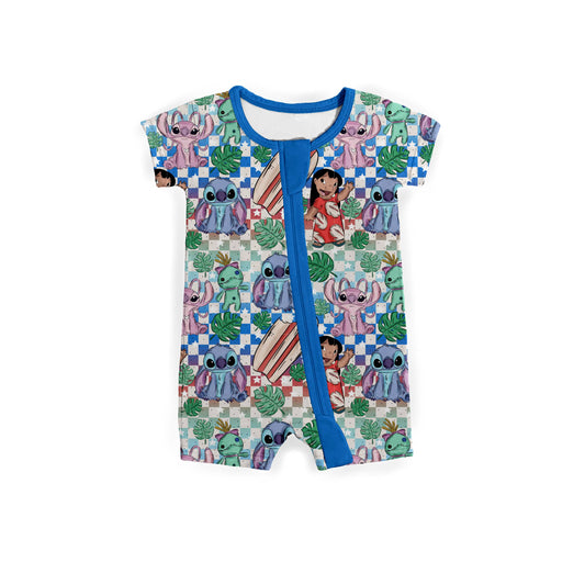Island Besties Medically Adaptable Zipper Shortie *RTS*