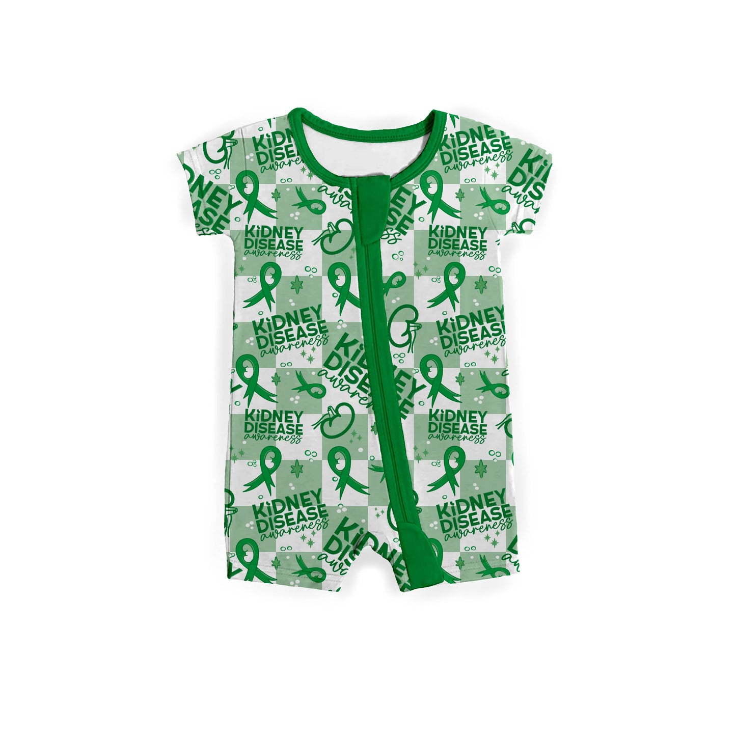 Kidney Disease Awareness Zipper Shortie *RTS*