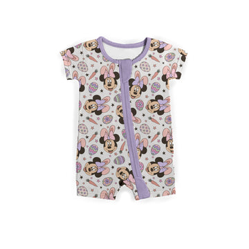 Hoppy Easter Mouse Purple Zipper Shortie **PreOrder**