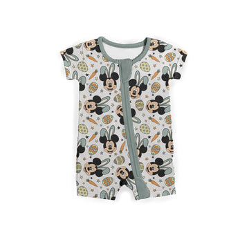 Hoppy Easter Mouse Blue Zipper Shortie **PreOrder**