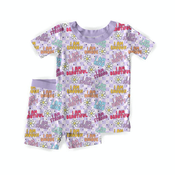 Girl Power Positivity  Youth Short Set *RTS*