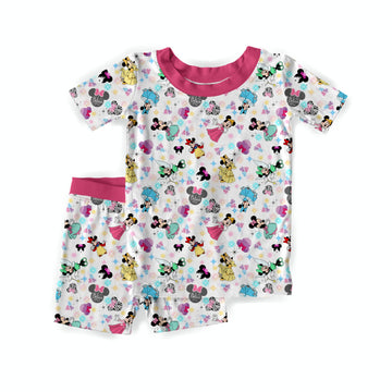 Bows and Tiaras  Youth Short Set **PreOrder**