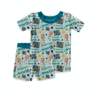 Diagnosis Does Not Define Worth Born Abel Youth Short Set **PreOrder**