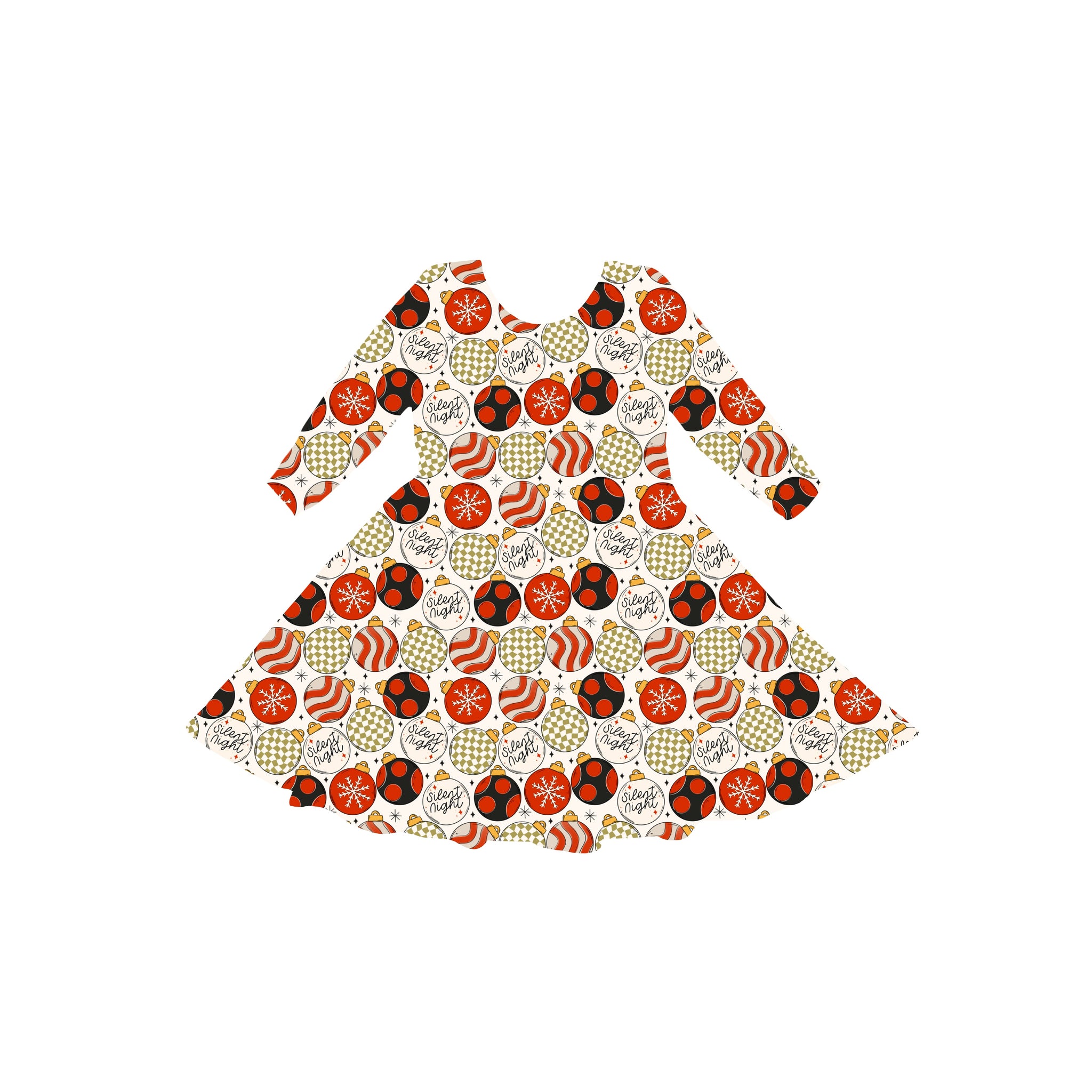 Ornament Dreams Youth Twirl Dress **PreOrder**